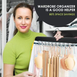 20 Hooks Hanger Space Saving-Closet Organizers